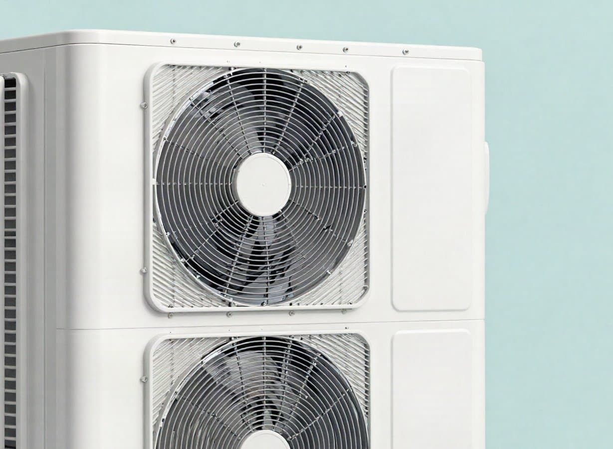 Heat pump fan detail